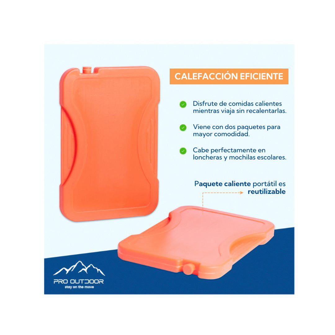 Calentador de alimentos Pack 2x280 Gramos Hot