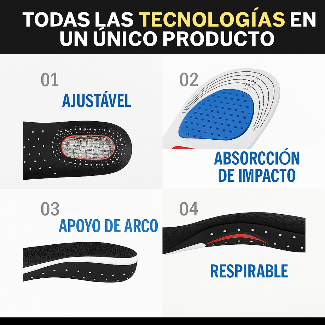 Plantilla de gel para pies