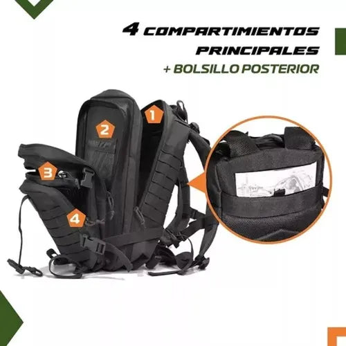 Mochila Tactica Militar Outdoor Pentagon